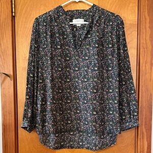 Trovata Birds of Paradise Floral Print Top